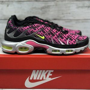 Nike Air Max Plus Mercurial 25 Men Size 11.5 Black/Pink Sneaker Shoes